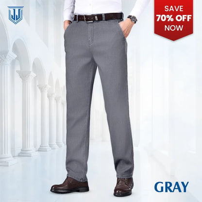 JettJeans3 - Men's Classic Straight Fit Stretch Jeans